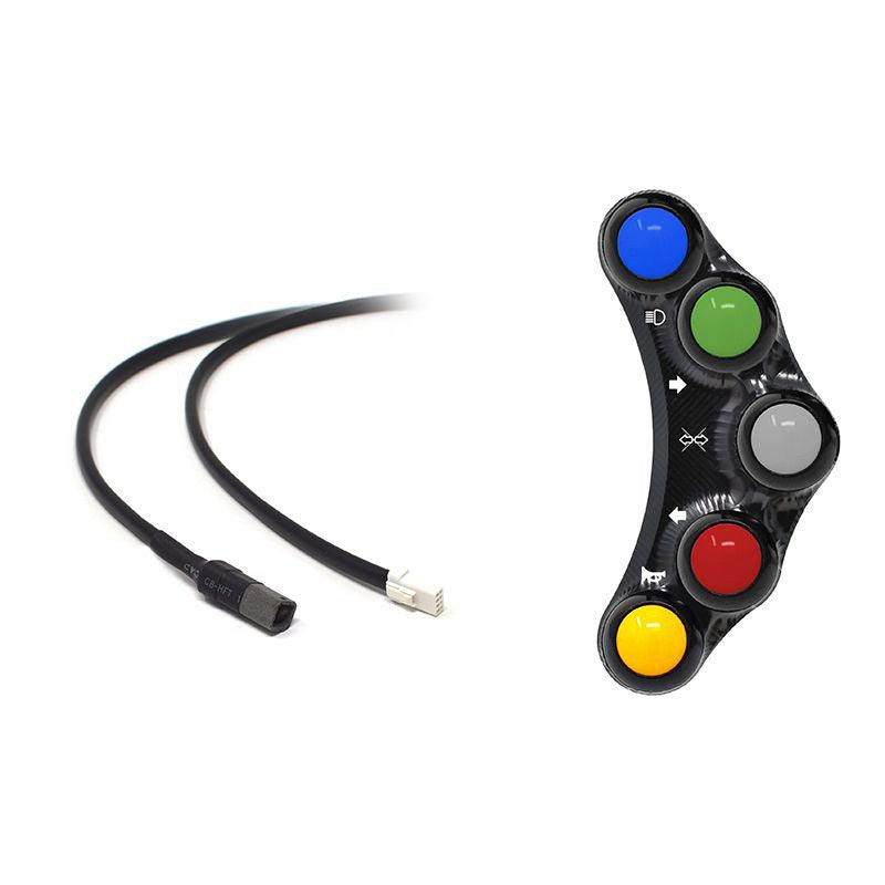 Interruptor de guidão esquerdo Street JetPrime BMW S1000RR K46 (15-18) JP PLS 008 