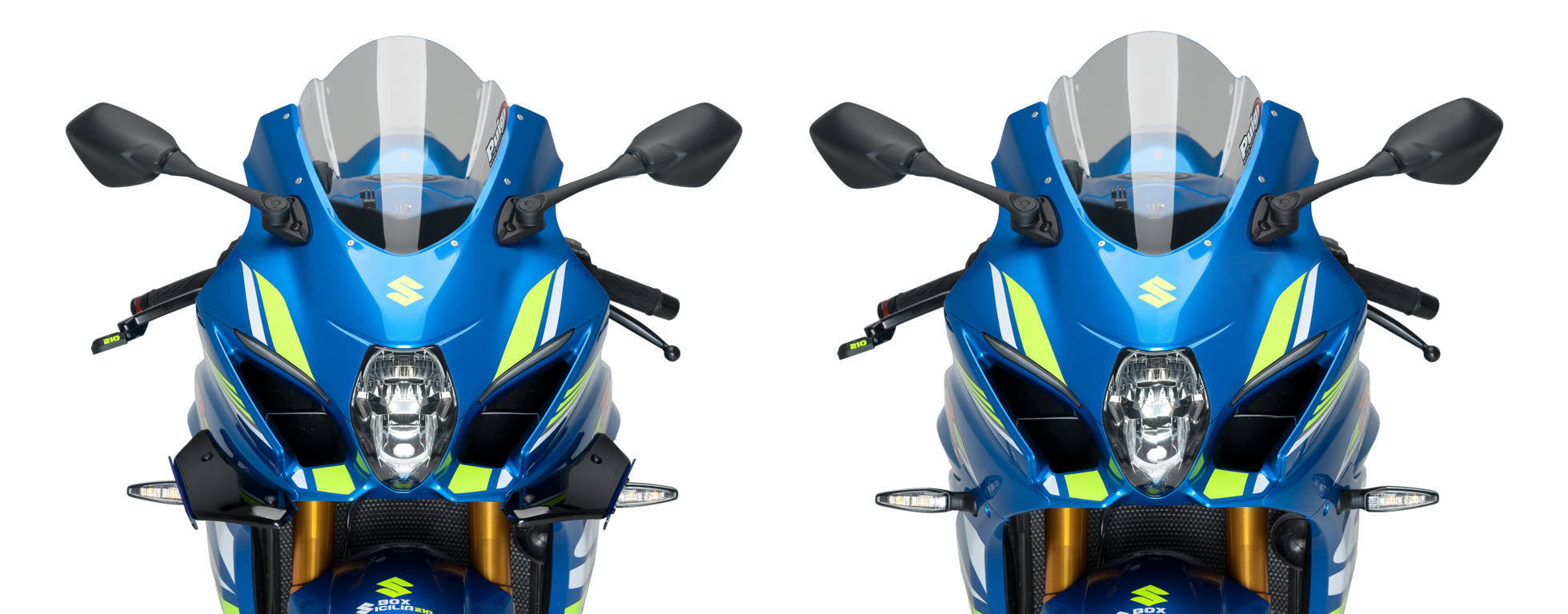 Spoilers Puig Winglets Downforce Suzuki GSX-R 1000 (17-23) 9738 