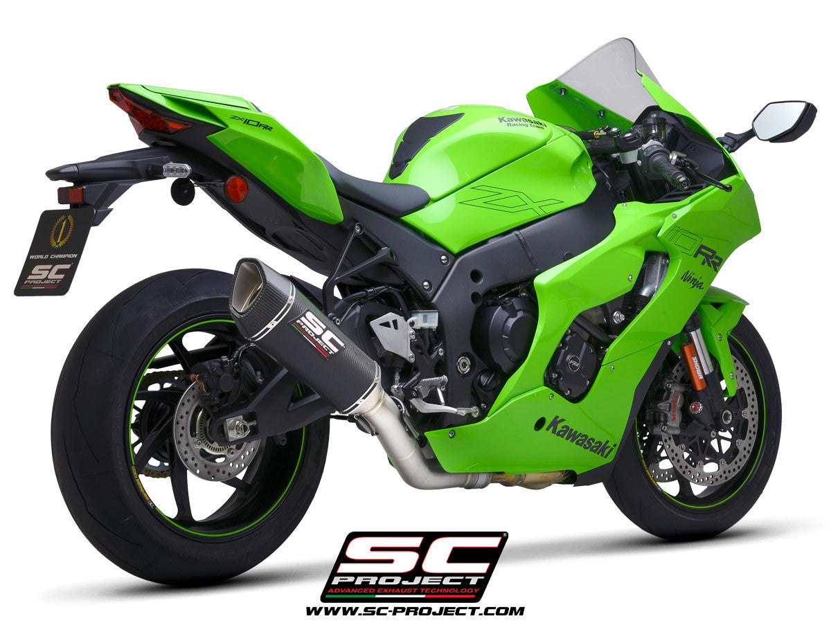 SC-Project Slip-On SC1-R + tubo de substituição KAT Kawasaki ZX-10 R/RR (21-25) K38A-DET91C 