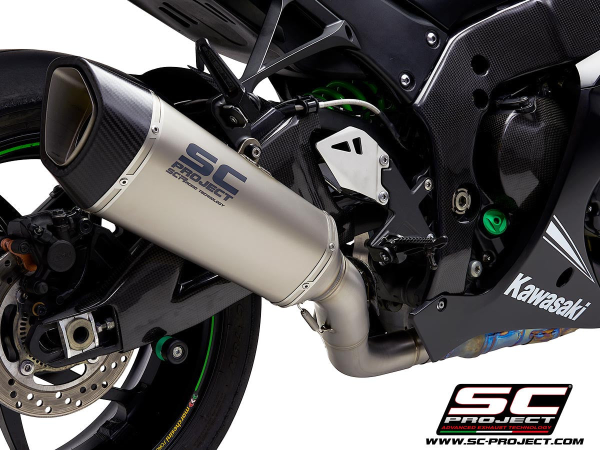 SC-Project Slip-On SC1-R + tubo de substituição KAT para Kawasaki ZX-10 R/RR (16-20) K22A-DET91 