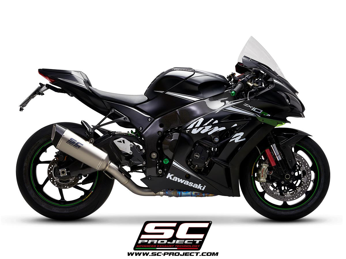 SC-Project Slip-On SC1-R + tubo de substituição KAT para Kawasaki ZX-10 R/RR (16-20) K22A-DET91 