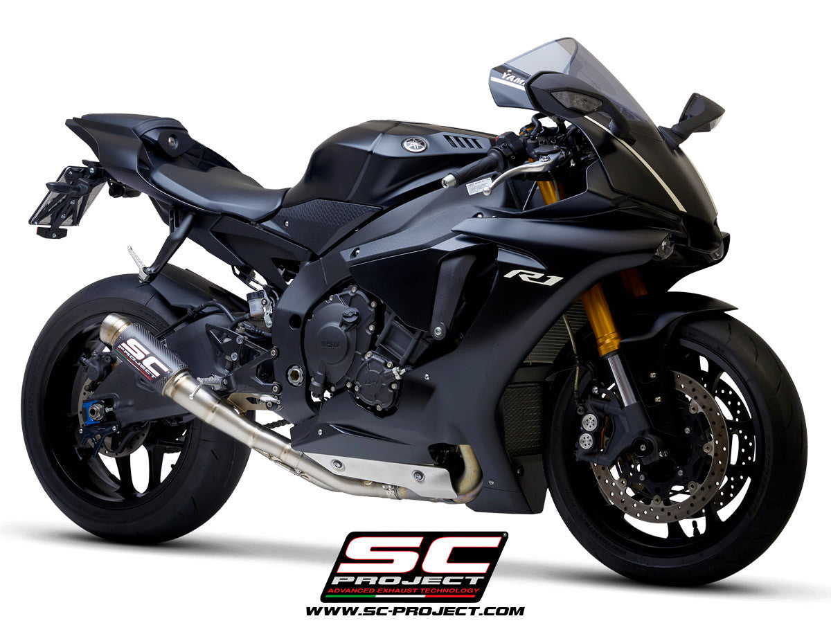 SC-Project Slip-On GP70-R + tubo de substituição KAT Yamaha YZF-R1/M RN32 (15-16) Y11A-DET70 