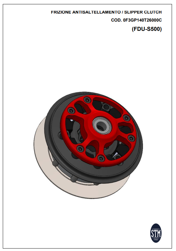 STM EVO GP Embreagem Seco Ducati Panigale V2 955 (20-24) KTT-2600 