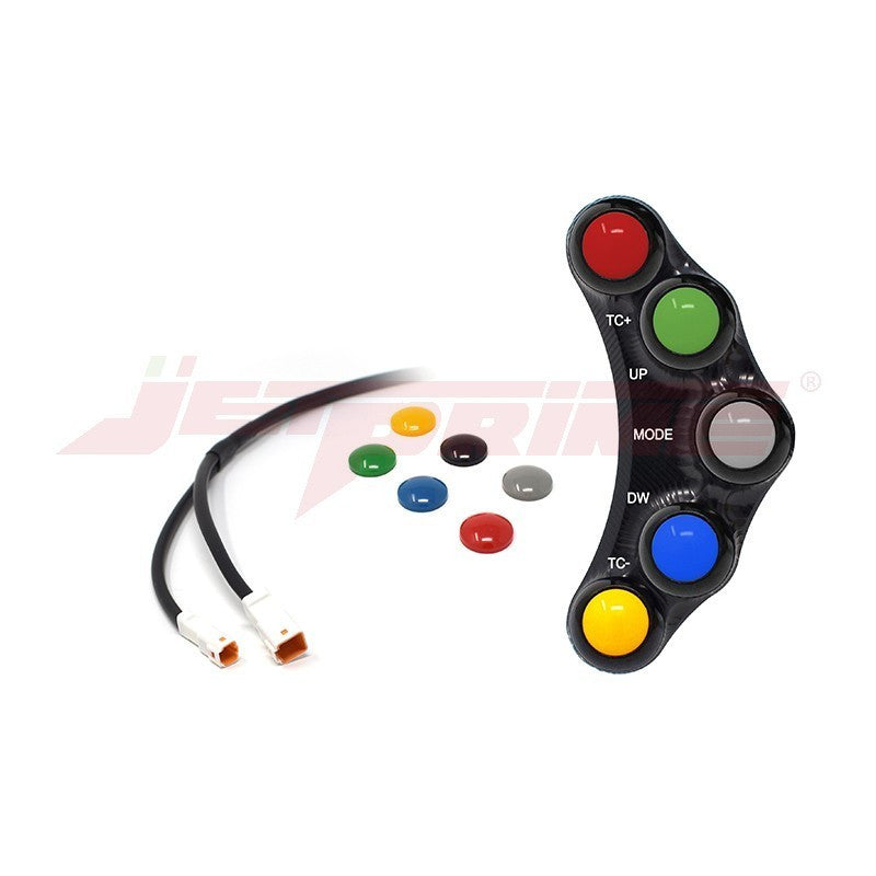 Interruptor de guidão Race esquerdo JetPrime Ducati Panigale 899 (13-16) JP PLSR 005 