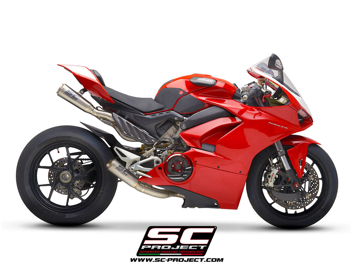 Sistema de escape completo SC-Project S1-GP Ducati Panigale V4/S (18-20) D26A-TC43T 