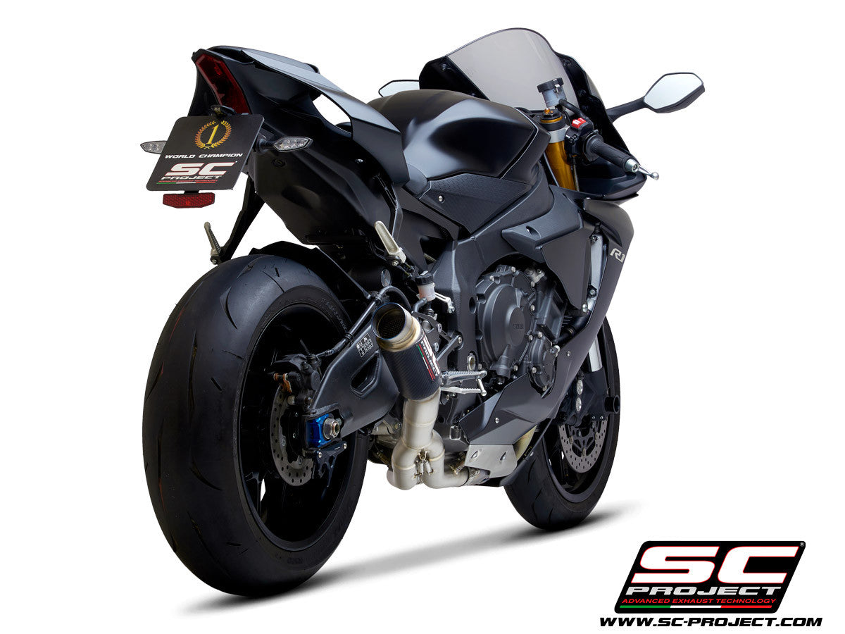 SC-Project Slip-On GP70-R + tubo de substituição KAT Yamaha YZF-R1/M RN49 (17-19) Y11B-DET70 