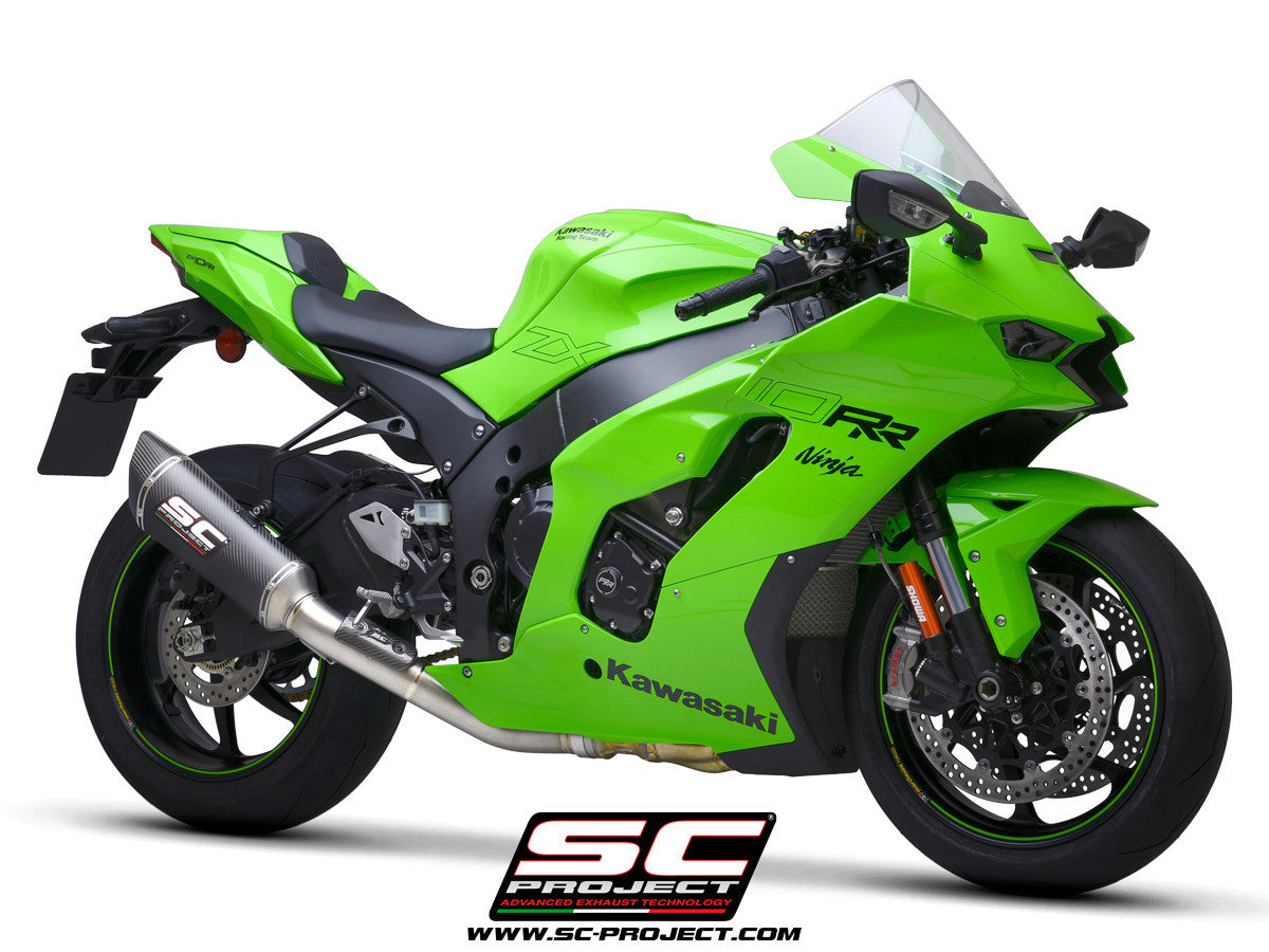 SC-Project Slip-On SC1-R + tubo de substituição KAT Kawasaki ZX-10 R/RR (21-25) K38A-DET91C 