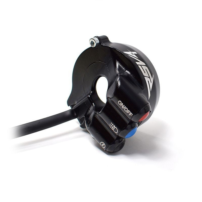 Corpo do acelerador com interruptor de guidão integrado JetPrime Aprilia RSV4/1100 Factory/RF/RR (17-20) JP ACC 009 