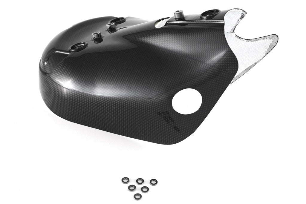 Protetor de calor do coletor Carbon Fullsix Ducati Panigale V2 955 (20-24) 