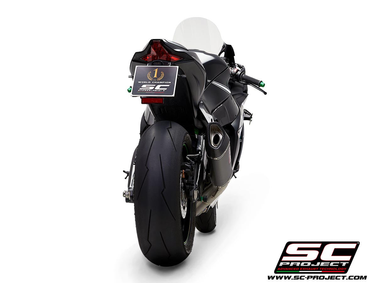 SC-Project Slip-On SC1-R + tubo de substituição KAT para Kawasaki ZX-10 R/RR (16-20) K22A-DET91 