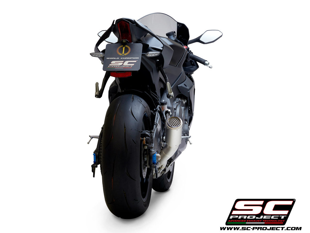 SC-Project Slip-On CR-T + tubo de substituição KAT Yamaha YZF-R1/M RN32 (15-16) Y11A-DET36 
