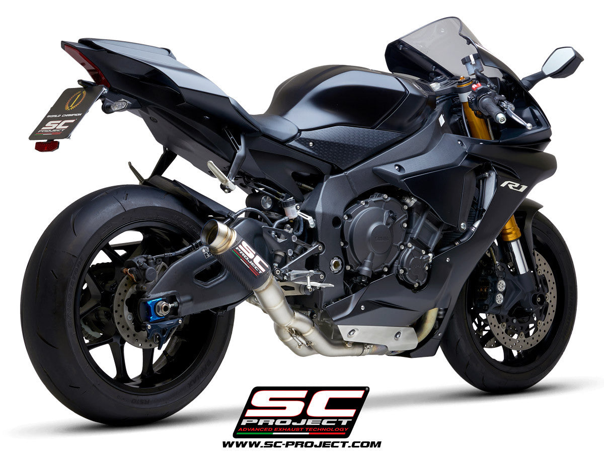 SC-Project Slip-On GP70-R + tubo de substituição KAT Yamaha YZF-R1/M RN32 (15-16) Y11A-DET70 