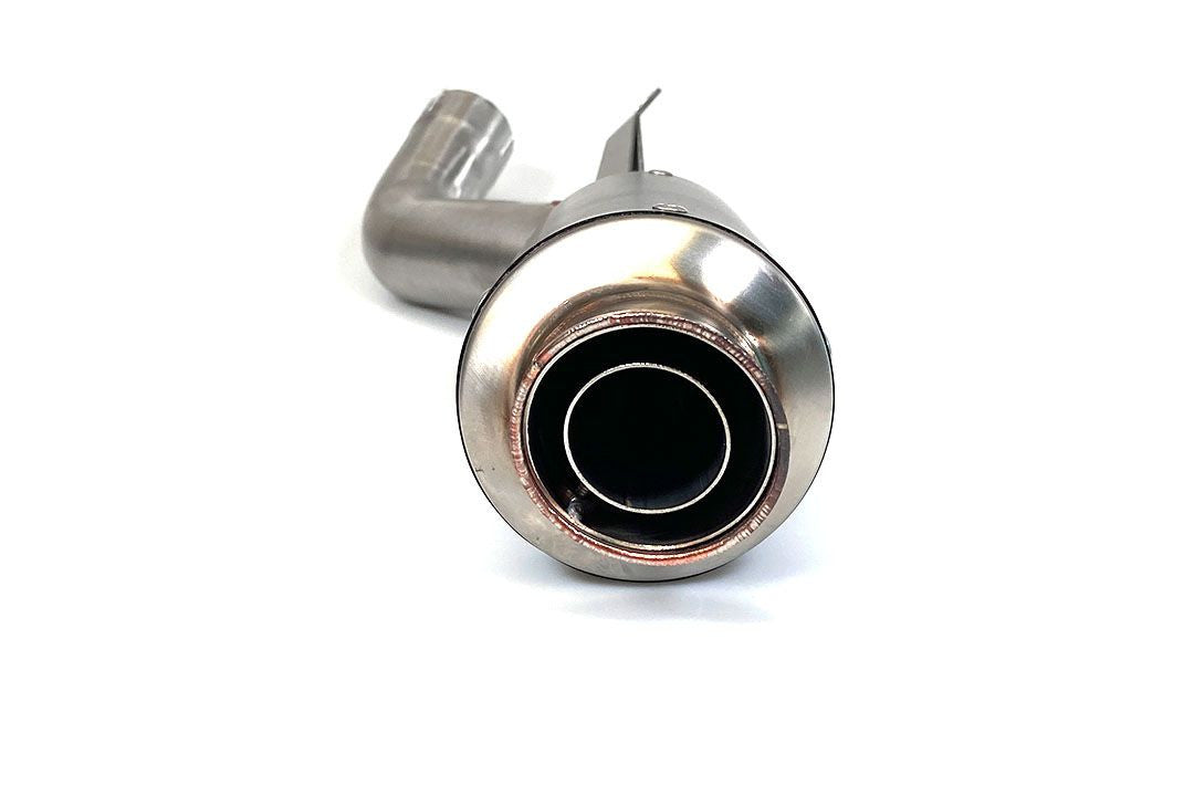 Kit de Escape Arrow Slip-On Dark GP2 em Aço Inoxidável para Aprilia RSV4/RR/RF (15-16) 71520GPI 