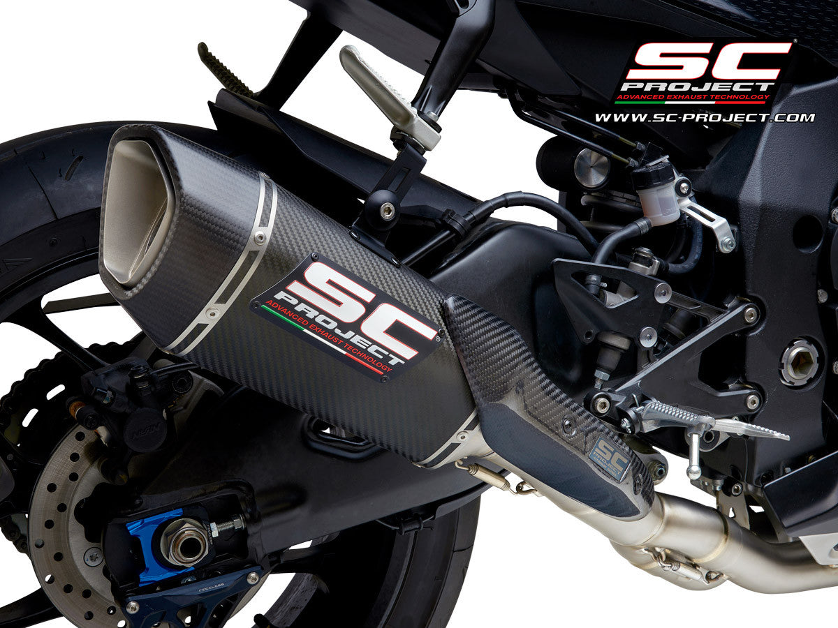 SC-Project Slip-On SC1-R + tubo de substituição KAT Yamaha YZF-R1/M RN49 (17-19) 