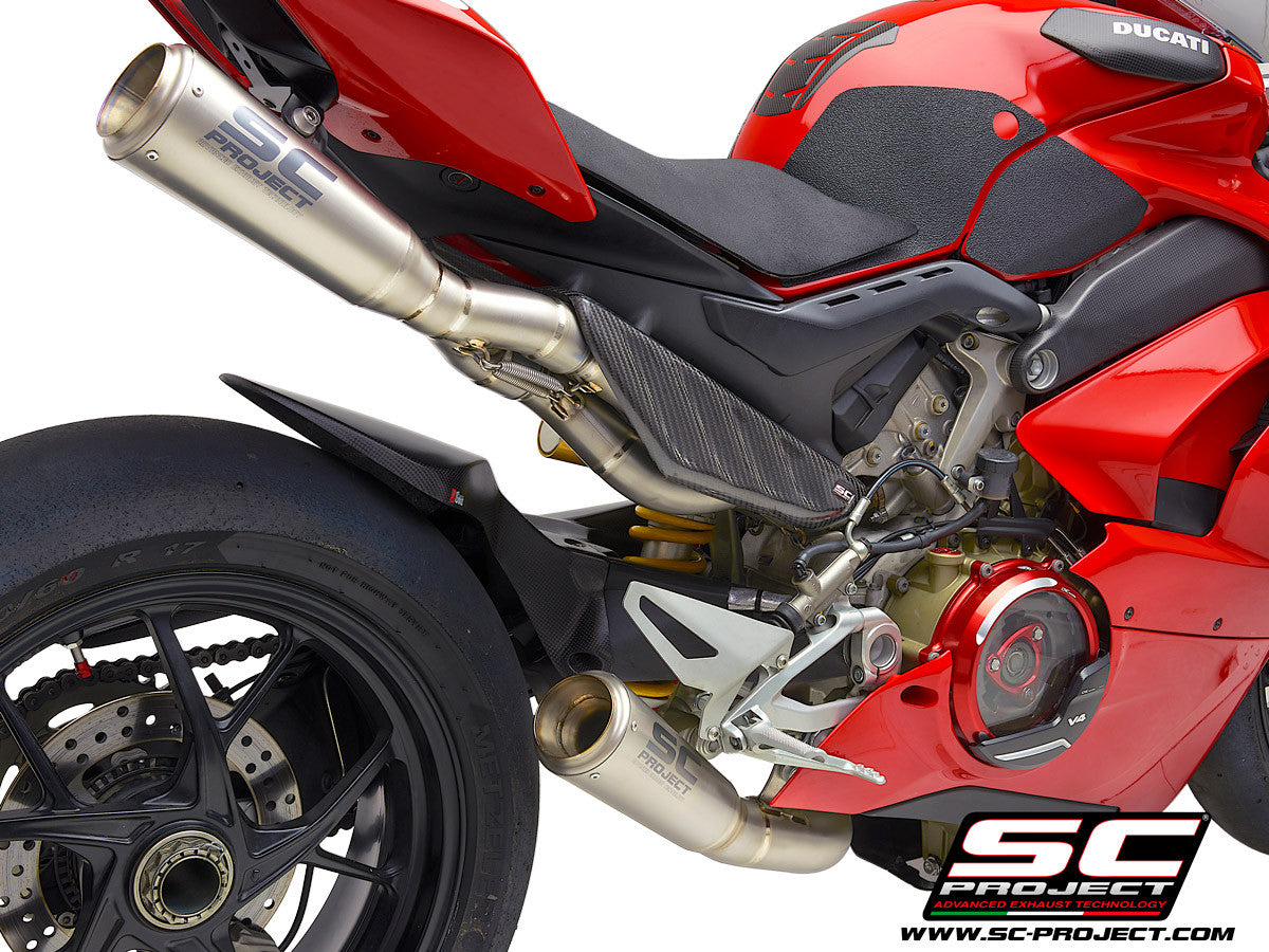 Sistema de escape completo SC-Project S1-GP Ducati Panigale V4/S (18-20) D26A-TC43T 