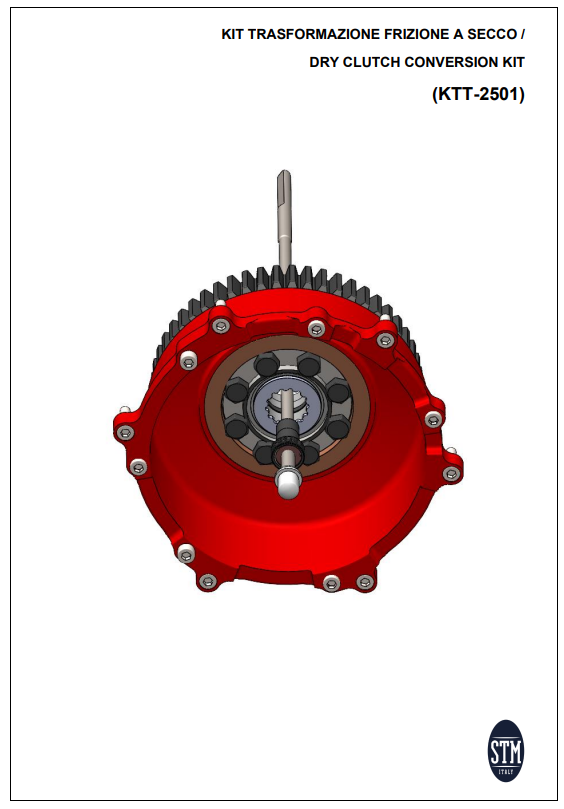STM EVO SBK Embreagem a Seco Ducati Panigale V2 955 (20-24) KTT-2500 