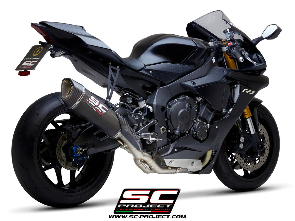 SC-Project Slip-On SC1-R + tubo de substituição KAT Yamaha YZF-R1/M RN65 (20-25) 