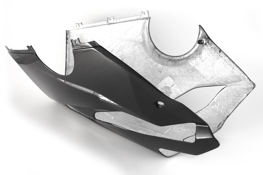 Spoiler de para-choque "Escape de Mercado Secundário" Carbono Fullsix Ducati Panigale V4/S/R (18-21) 