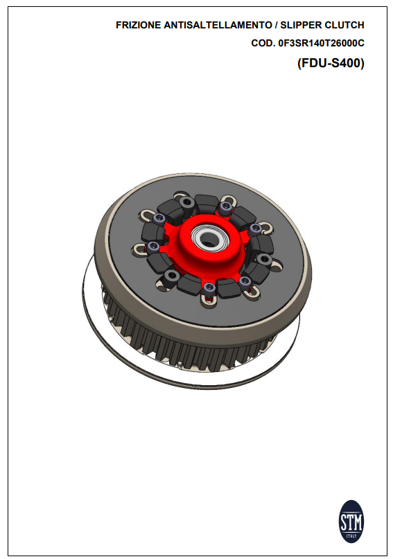 STM EVO SBK Embreagem a Seco Ducati Panigale V2 955 (20-24) KTT-2500 