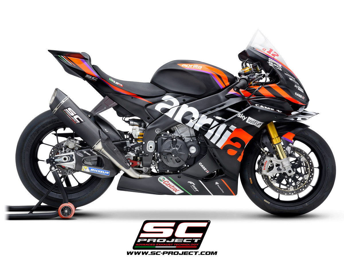 Sistema de escape completo SC-Project Titan SC1-R (350mm) Aprilia RSV4 1100 Factory (21-24) A27A-TC93C 