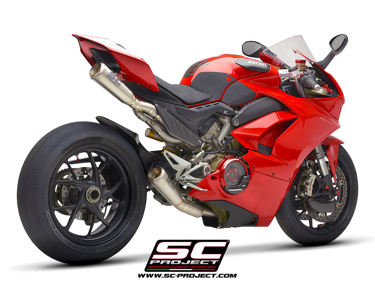 Sistema de escape completo SC-Project S1-GP Ducati Panigale V4/S (18-20) D26A-TC43T 