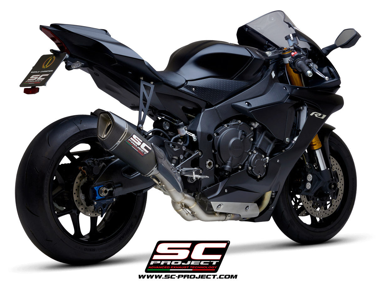 SC-Project Slip-On SC1-R + tubo de substituição KAT Yamaha YZF-R1/M RN49 (17-19) 