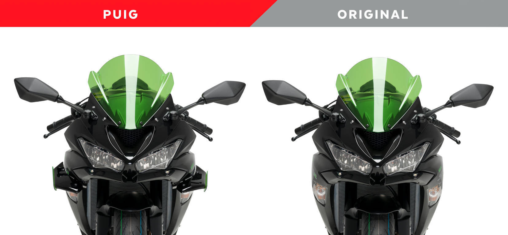 Spoilers de Asa Puig Downforce Kawasaki ZX-6R 636 (18-23) 3176 