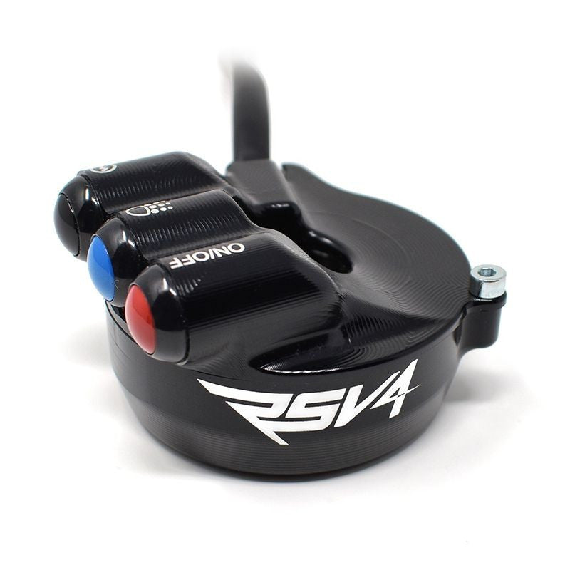 Corpo do acelerador com interruptor de guidão integrado JetPrime Aprilia RSV4/1100 Factory/RF/RR (17-20) JP ACC 009 