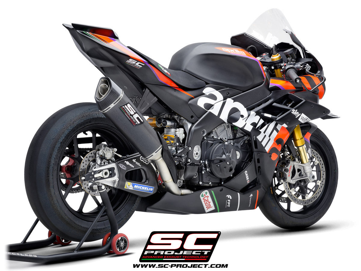 Sistema de escape completo SC-Project Titan SC1-R (350mm) Aprilia RSV4 1100 Factory (21-24) A27A-TC93C 