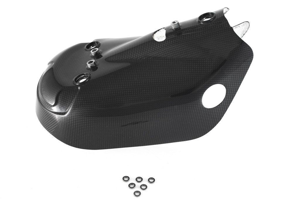 Protetor de calor do coletor Carbon Fullsix Ducati Panigale V2 955 (20-24) 