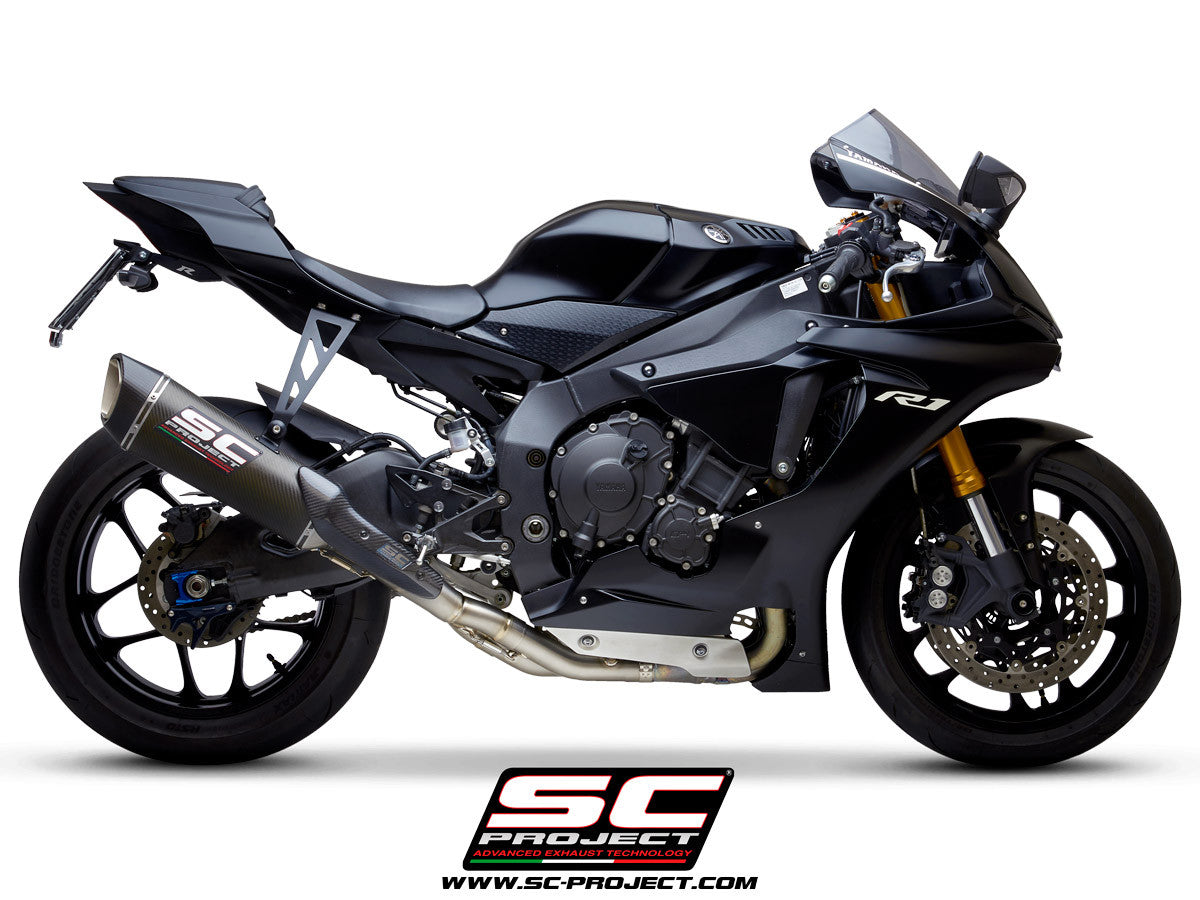 SC-Project Slip-On SC1-R + tubo de substituição KAT Yamaha YZF-R1/M RN65 (20-25) 