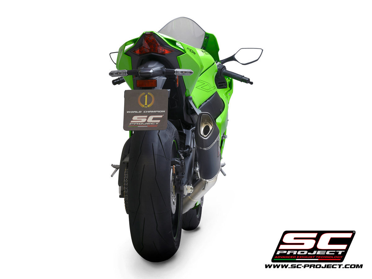 SC-Project Slip-On SC1-R + tubo de substituição KAT Kawasaki ZX-10 R/RR (21-25) K38A-DET91C 