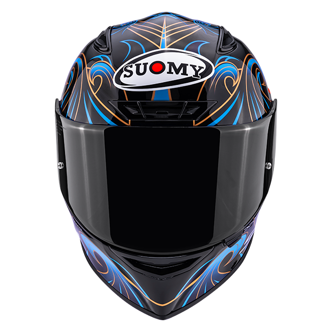Capacete Suomy Track-1 Waves Preto K6T10026 