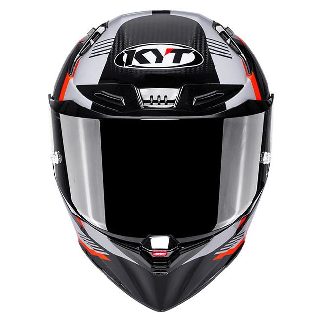 KYT R1R Capacete de Corrida Carbon Zone Laranja Y6R10008 