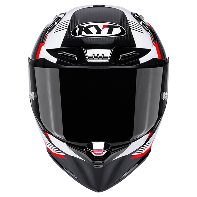 KYT R1R Capacete de Corrida Carbon Zone Vermelho Y6R10007 