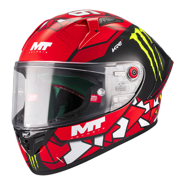 MT-Helmets KRE+ S Capacete Angel Piqueras Replica 2025 A5 Glow Completo 