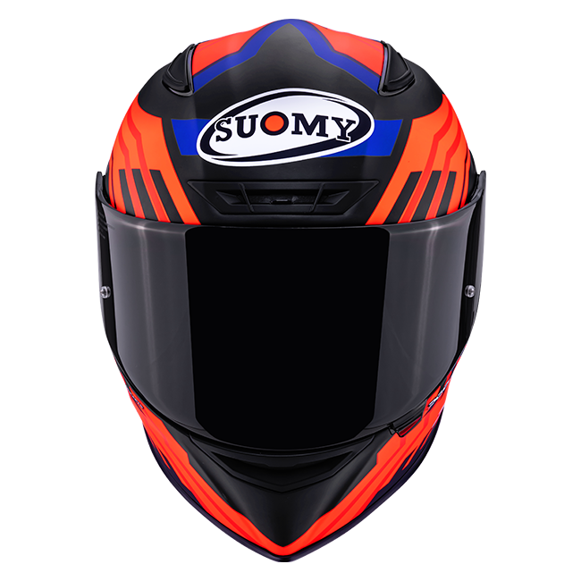 Suomy Track-1 Capacete Framework Matt Preto/Vermelho/Azul K6T10024 