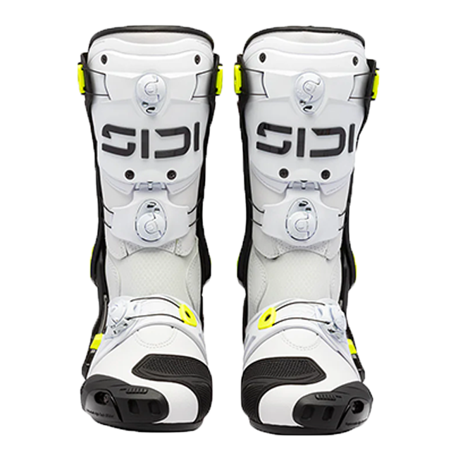 Botas de moto Sidi Rex Branco/Preto/Amarelo 