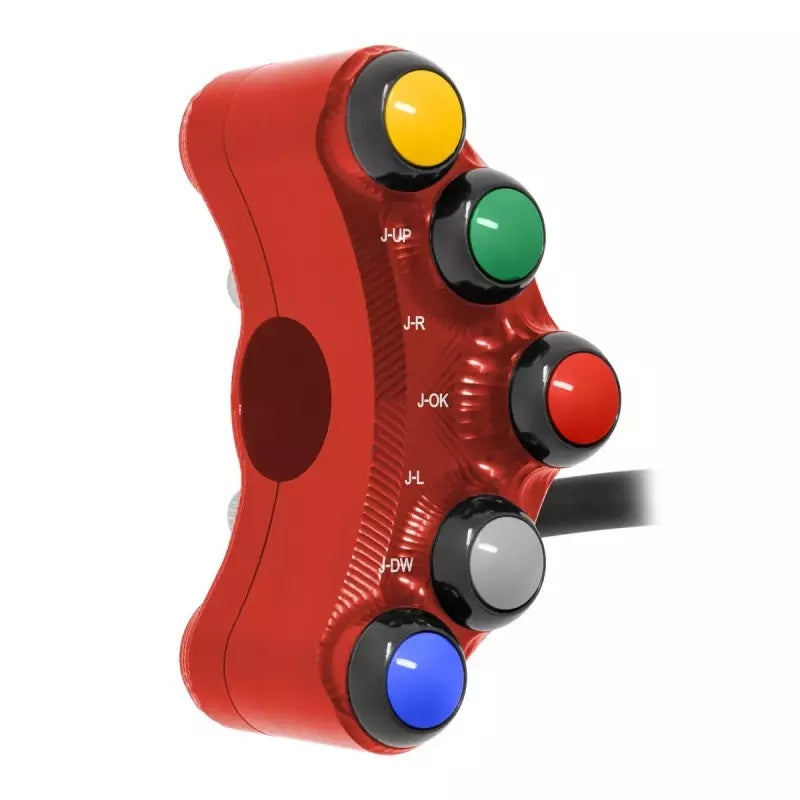 Interruptor de guidão Race esquerdo JetPrime Aprilia RSV4/1100 Factory/RF/RR (17-20) JP PLSR 009 RF 