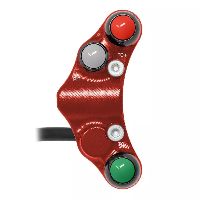 Interruptor de guidão Race esquerdo JetPrime Aprilia RSV4/1100 Factory/RF/RR (17-20) JP PLSR 009 RF 