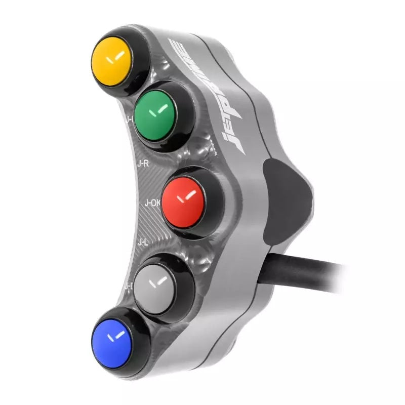 Interruptor de guidão Race esquerdo JetPrime Aprilia RSV4/1100 Factory/RF/RR (17-20) JP PLSR 009 RF 