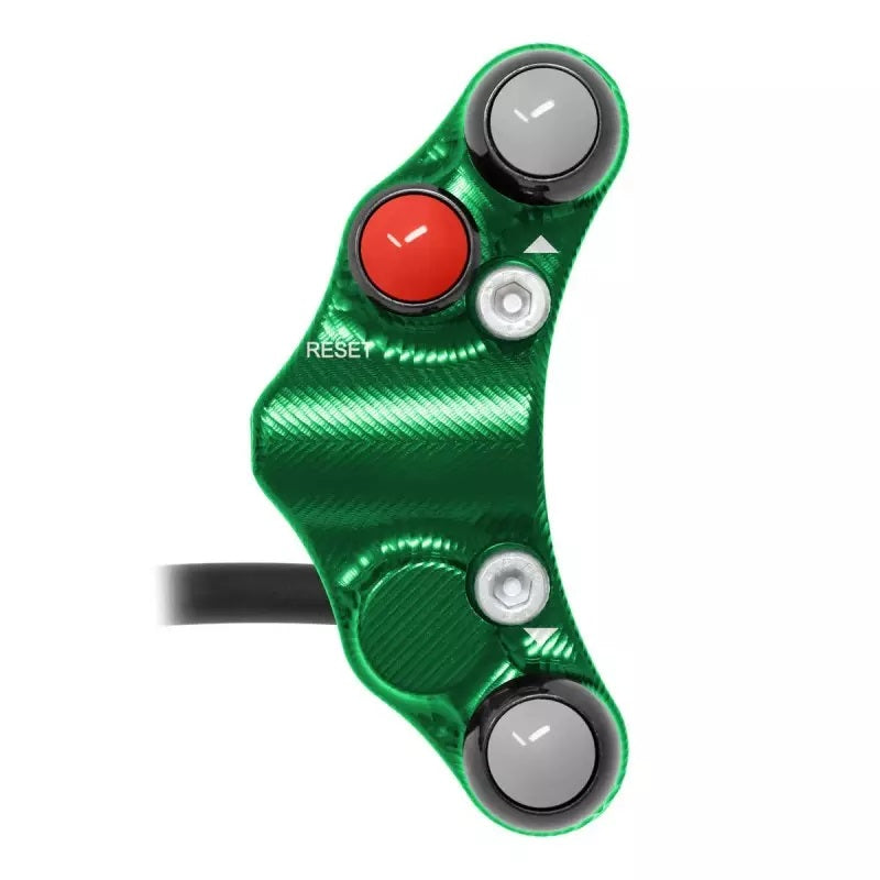 Interruptor de guidão Race esquerdo JetPrime Kawasaki ZX-10 R/RR (21-25) JP PLSR 054 