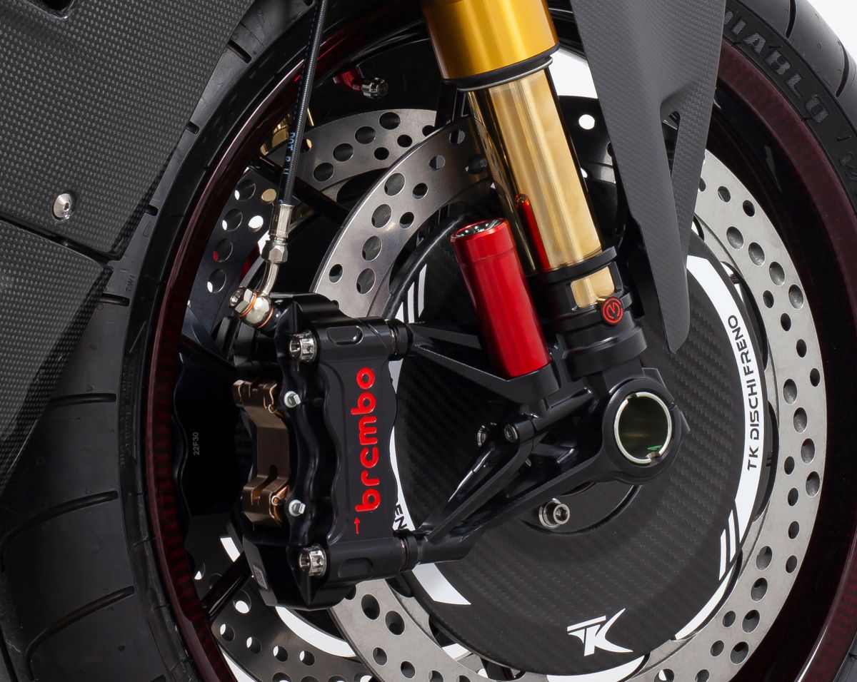 Conjunto de pé de garfo CNC 100 mm "GP Style" Motocorse Ducati Panigale V4/S/R (18-24) 