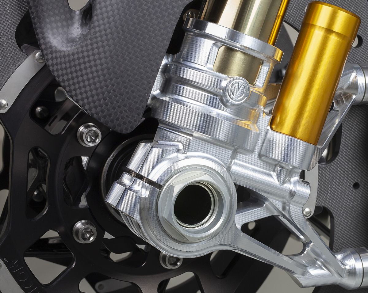 Conjunto de pé de garfo CNC 100 mm "GP Style" Motocorse Ducati Panigale V4/S/R (18-24) 