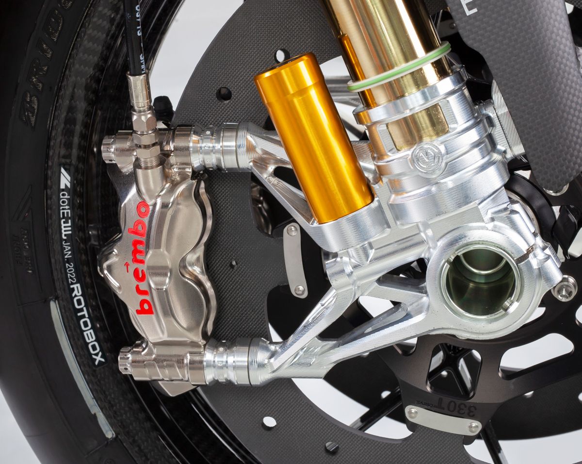 Conjunto de pé de garfo CNC 108 mm "GP Style" Motocorse Ducati Panigale V4/S/R (25-26) 