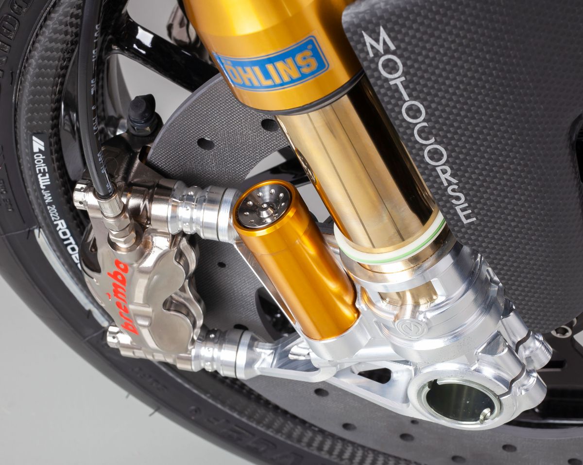 Conjunto de pé de garfo CNC 108 mm "GP Style" Motocorse Ducati Panigale V4/S/R (25-26) 