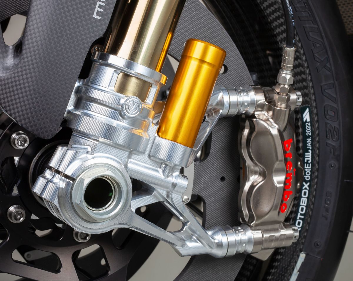 Conjunto de pé de garfo CNC 108 mm "GP Style" Motocorse Ducati Panigale V4/S/R (25-26) 