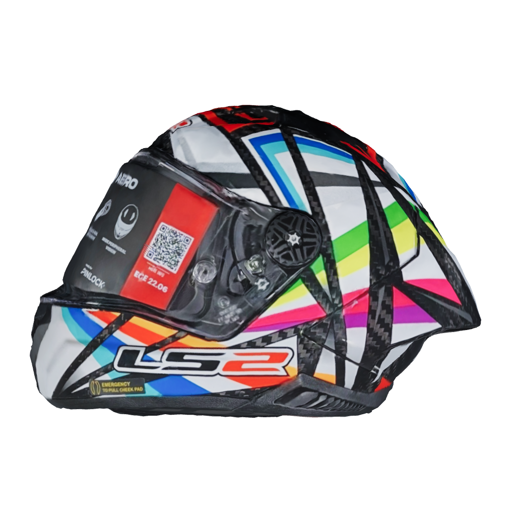 Capacete LS2 FF805 Thunder GP Aero Flash Preto 168059002 