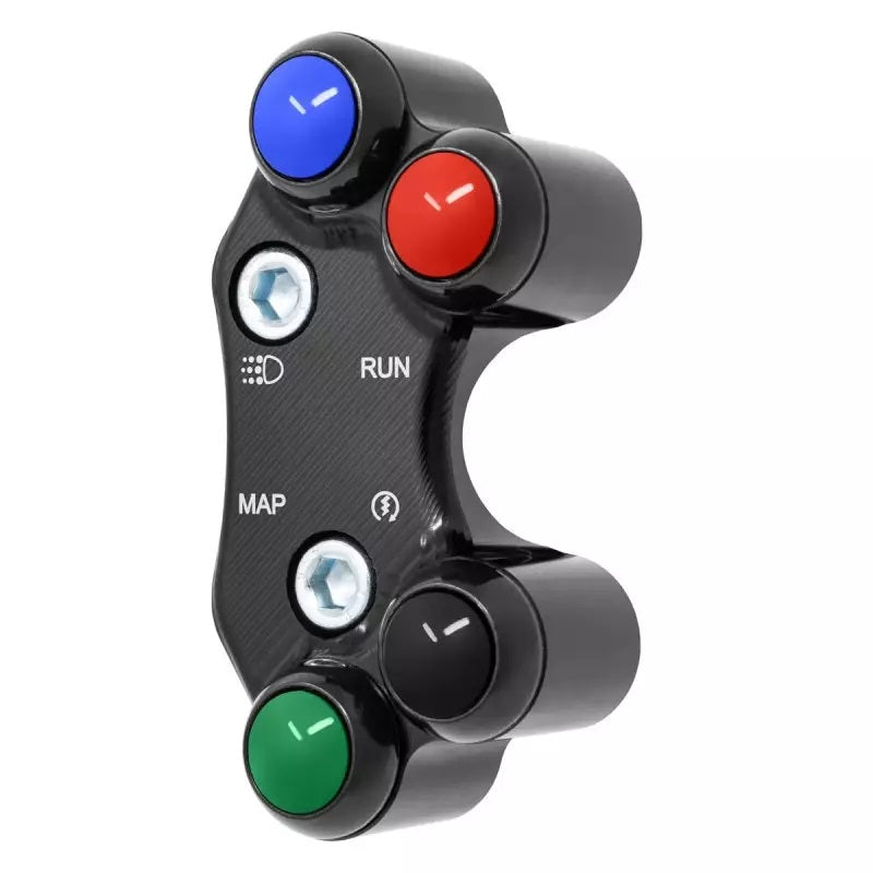 Interruptor do guiador direito JetPrime Aprilia RSV4/RR/1100 Factory (21-26) JP PLD 660 