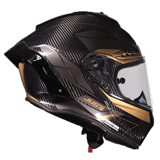 Just1 J-PGR Capacete Impulso Ouro / Carbono Brilhante 6031110995016 